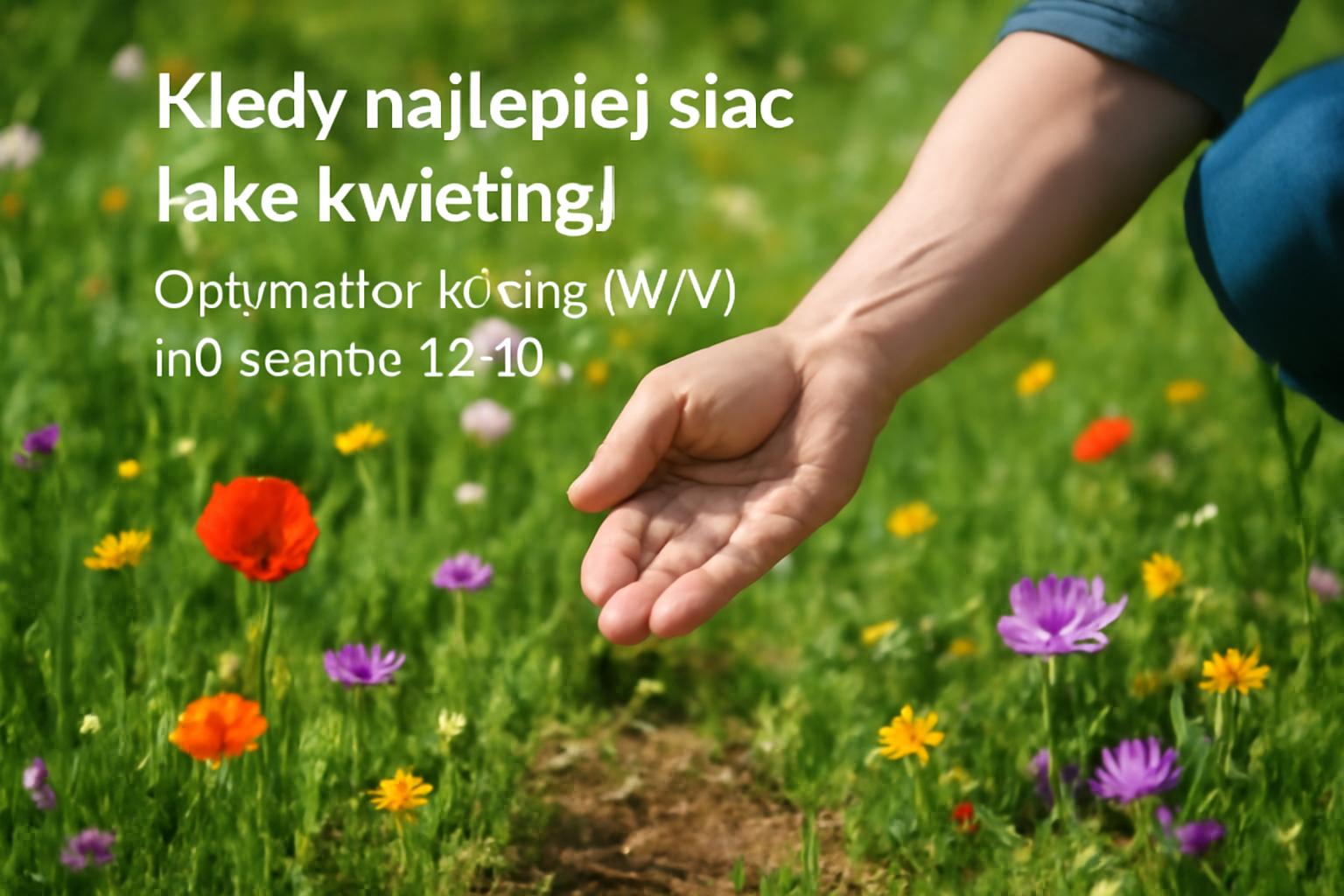 Łąka kwietna jako alternatywa dla trawnika