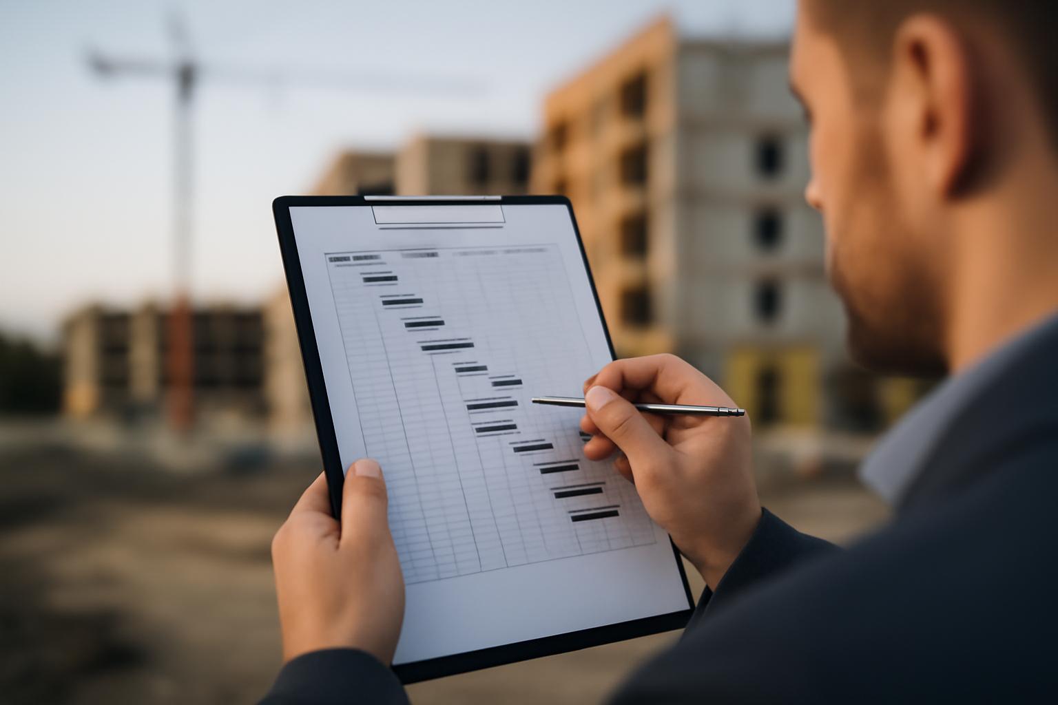 Harmonogram budowy: jak go ułożyć i pilnować terminów