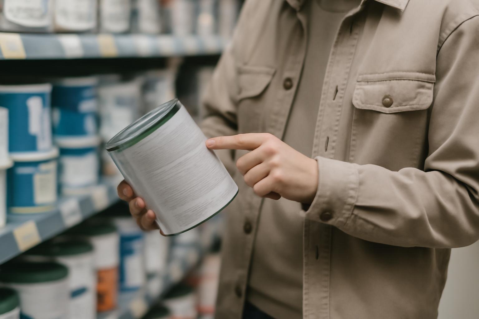 Jak czytać etykiety farb i wybrać odpowiednią do wnętrz