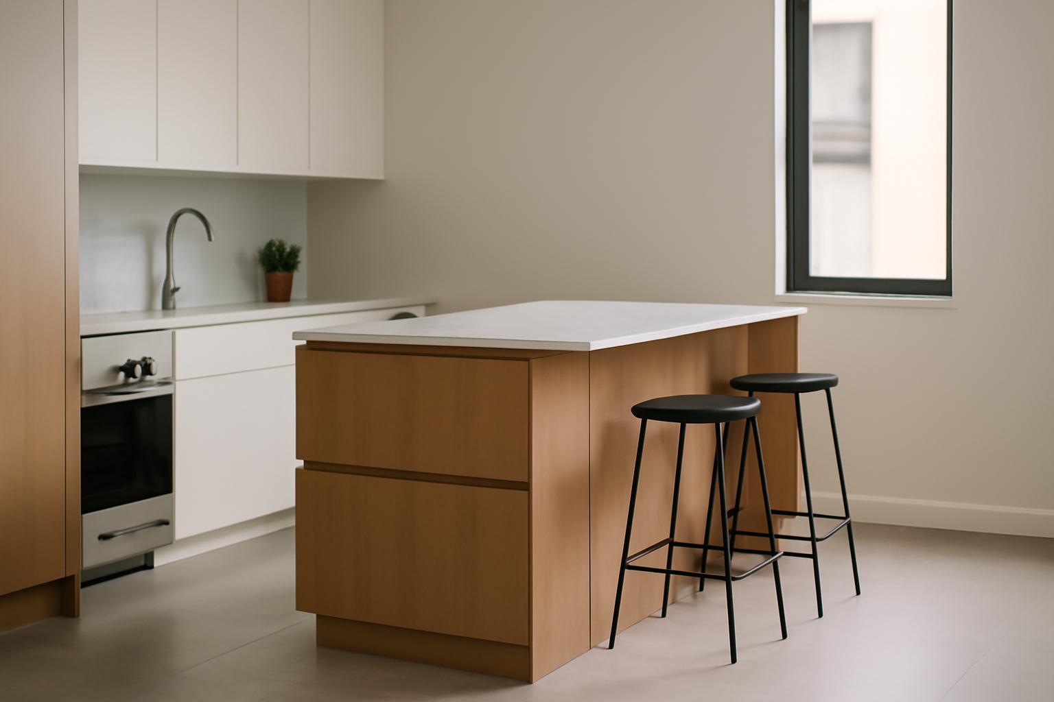Kuchnia modern retro z wyspą – cechy i projekt