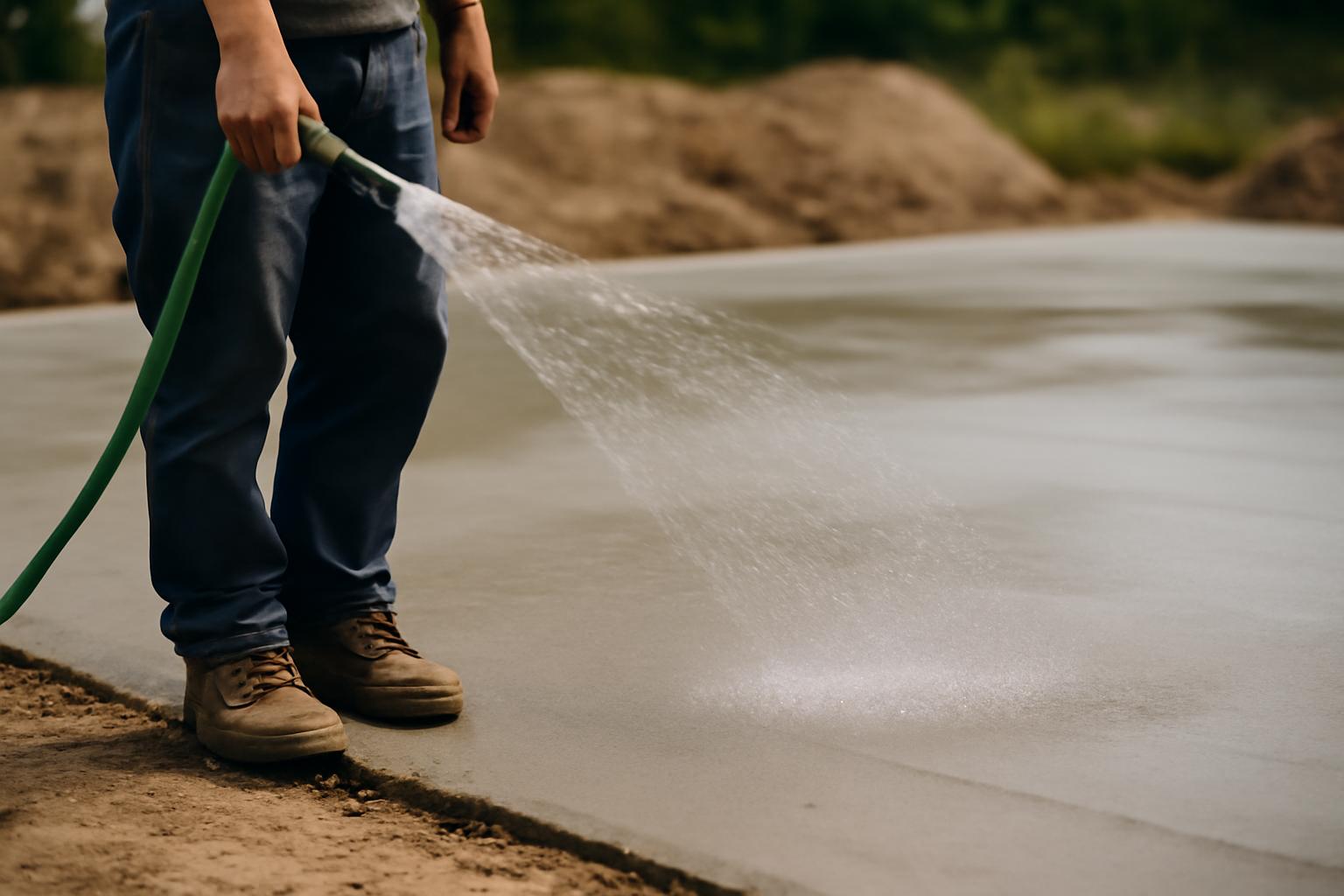 Pielęgnacja betonu po ułożeniu (nawilżanie i ochrona)