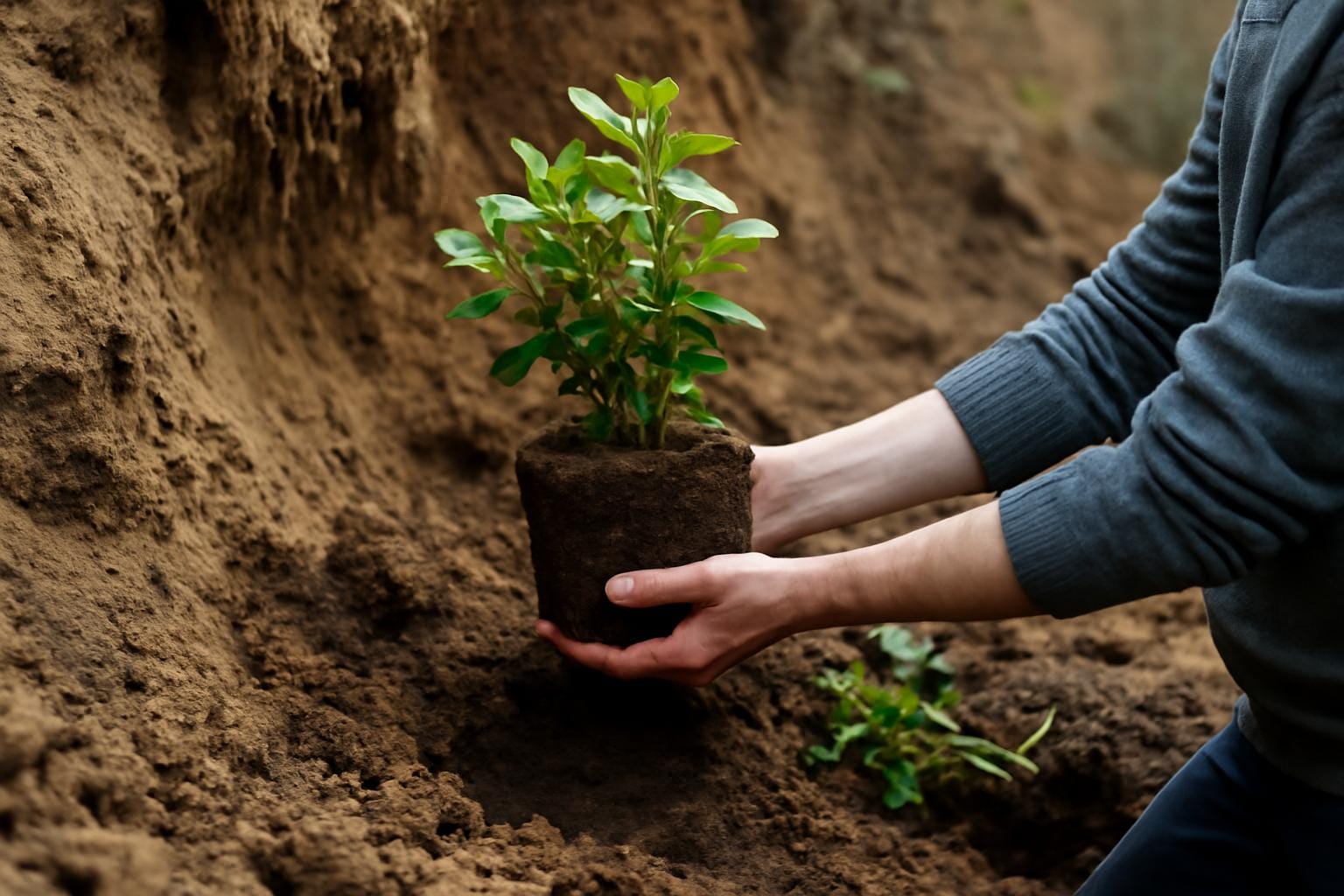 Ratowanie roślin po osunięciu ziemi