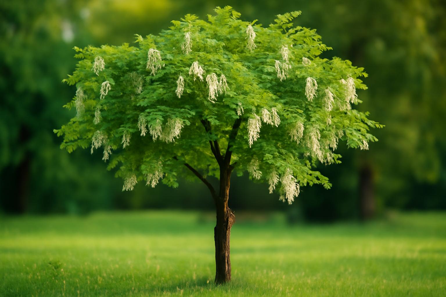 Robinia akacjowa (grochodrzew) – cechy, odmiany, wymagania