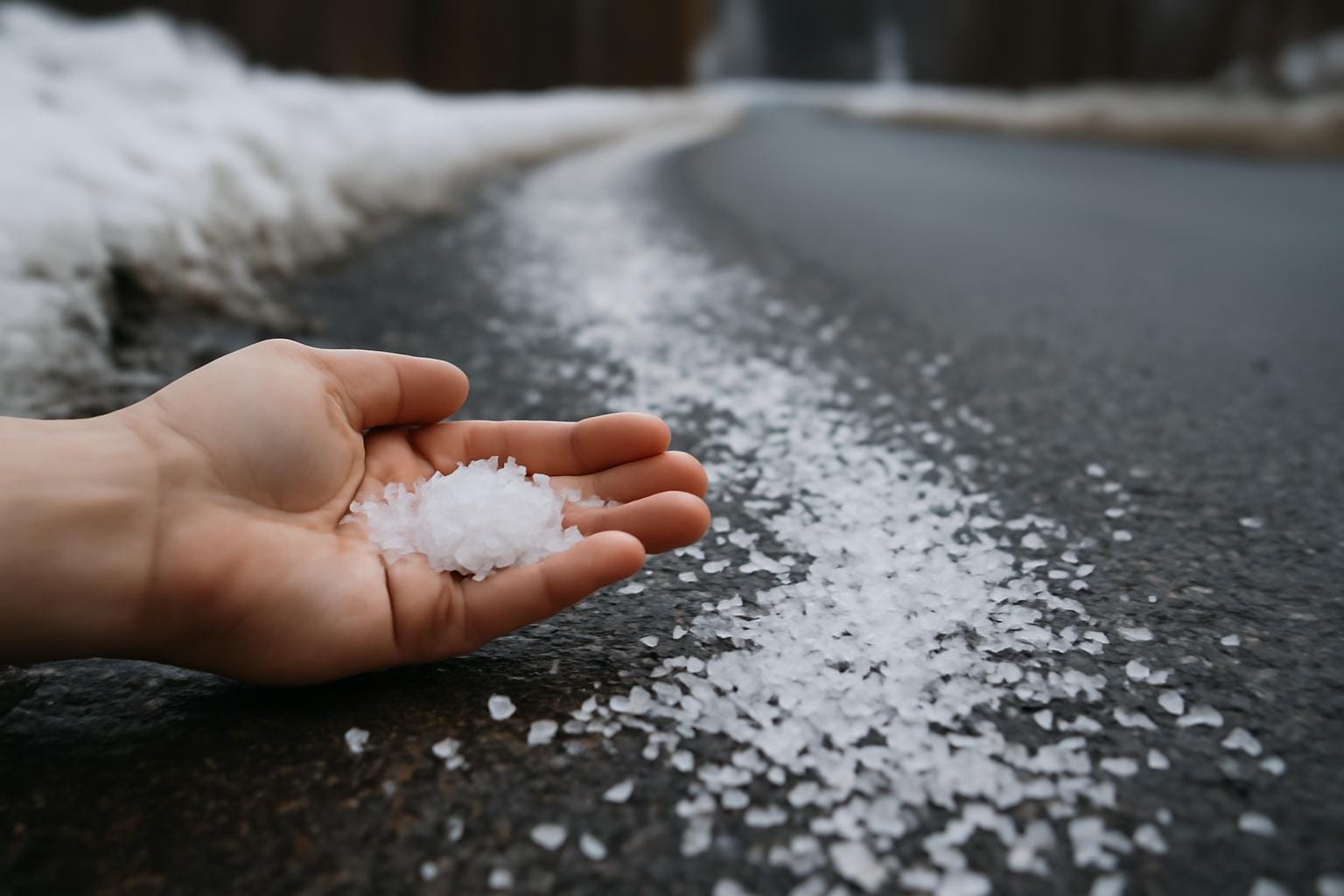 Szkodliwy wpływ soli drogowej (NaCl) na rośliny